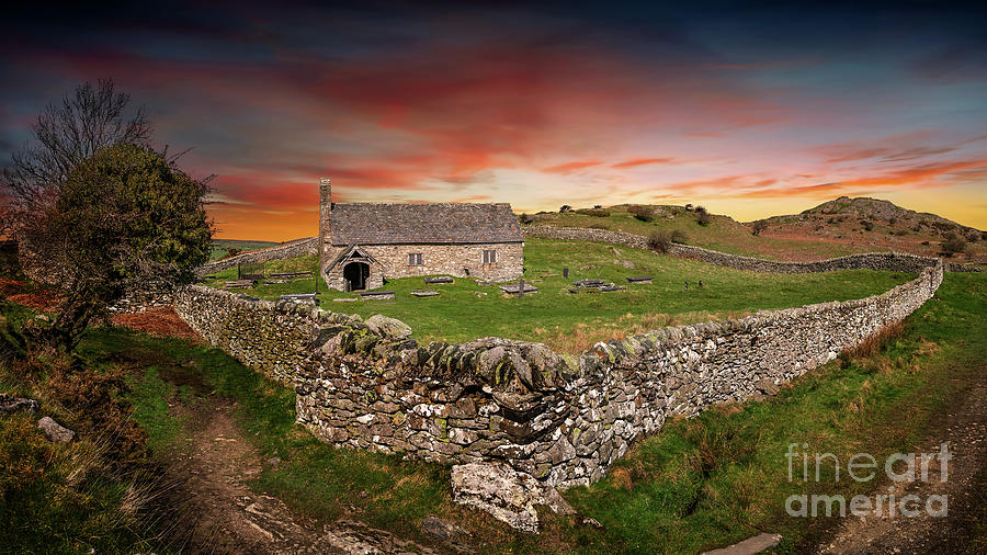 Sunset Photograph - St Celynnin Church Sunset by Adrian Evans Sunset Photograph - St Celynnin Church Sunset by Adrian Evans