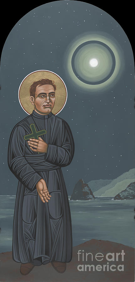 St Damien of Molokai 235 Painting by William Hart McNichols