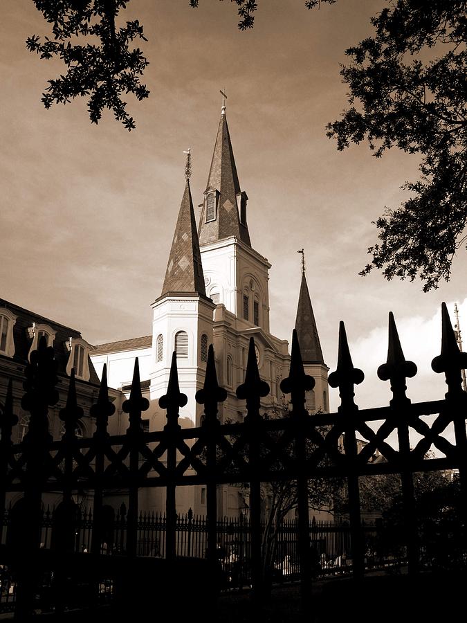 New Orleans Photograph - St Louis Cathedral #1 by Shawn McElroy