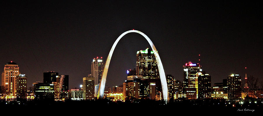 St Louis Missouri Gateway Arch Art #1 Photograph by Reid Callaway