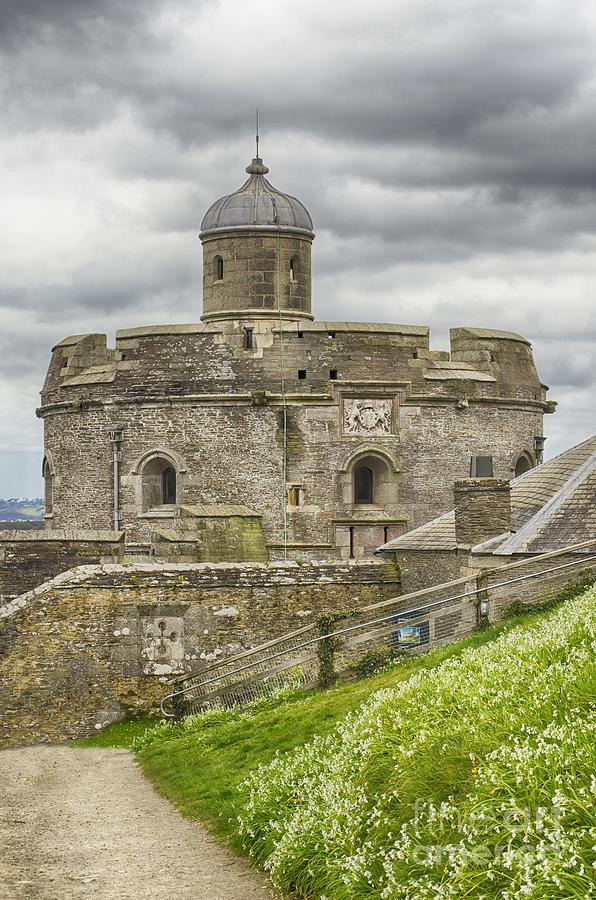 Castle Photograph - St Mawes Castle Cornwall #1 by Linsey Williams