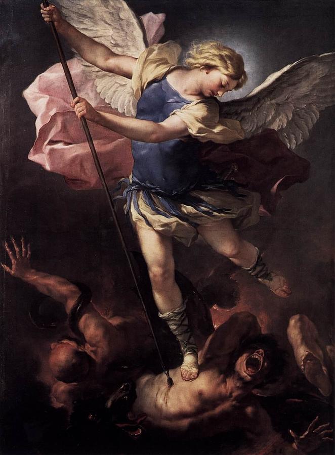 St. Michael Painting by Troy Caperton