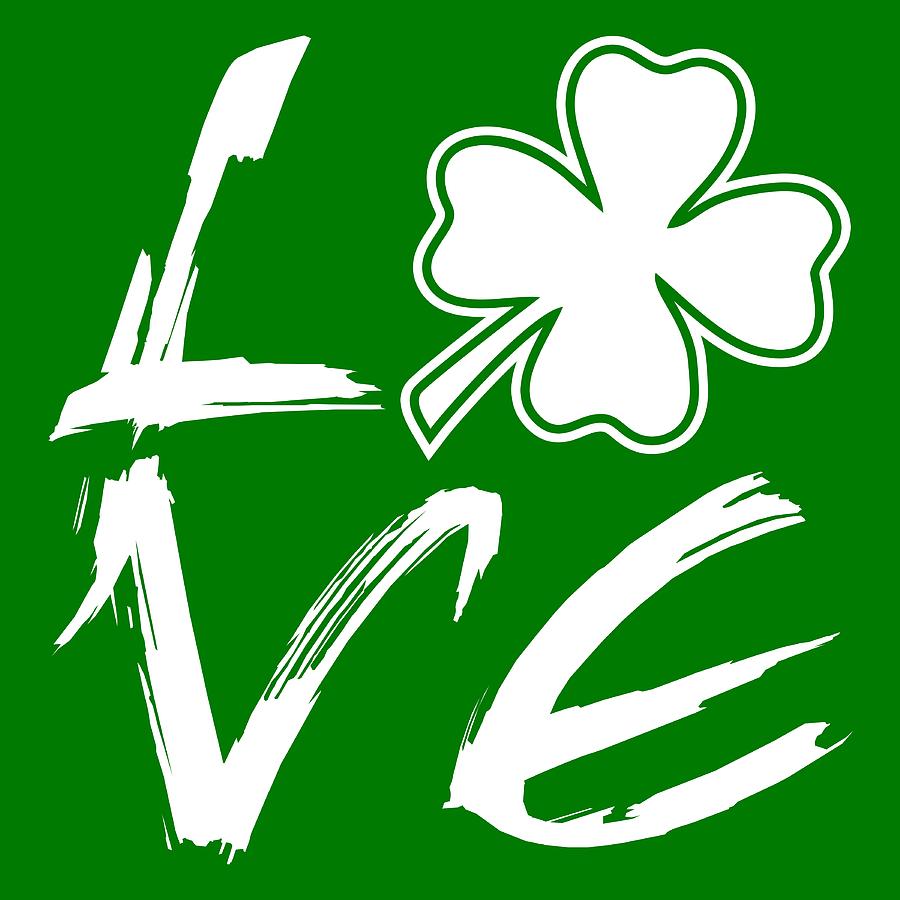 Beer Drawing - St. Patricks Day - Love #1 by Ozdilh Design