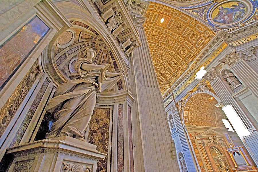 St. Peters Basilica #1 Photograph by Dennis Cox