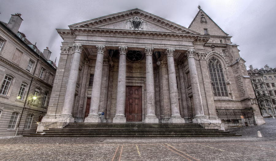 St Pierre Cathedral In Geneva Photograph