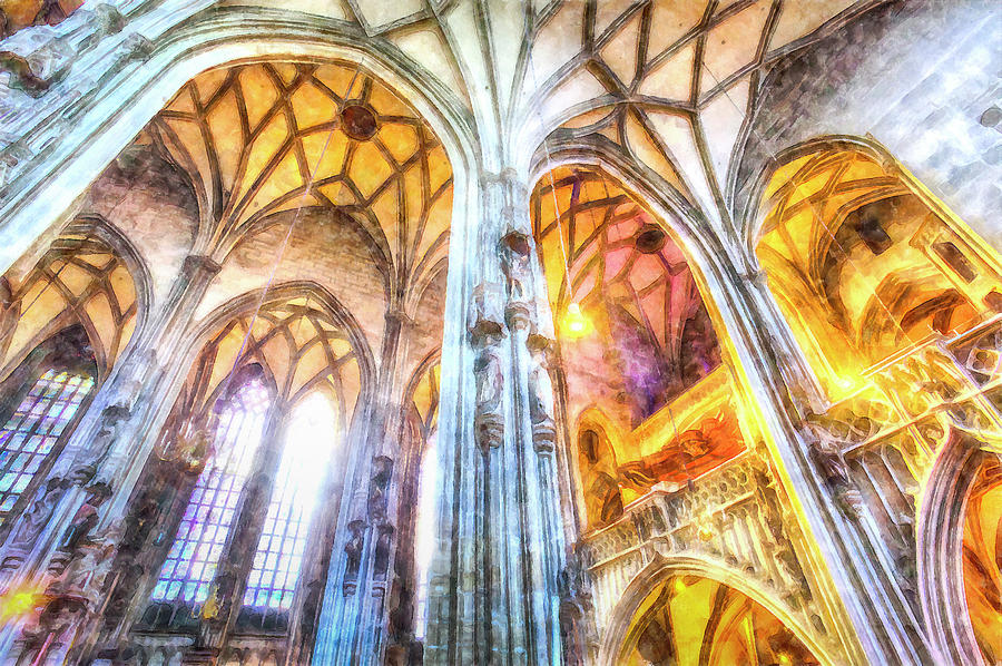 St Stephens Cathedral Vienna Art #1 Photograph by David Pyatt