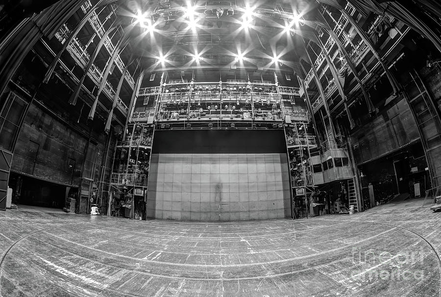 Stage in the abandoned theatre #1 Photograph by Michal Boubin