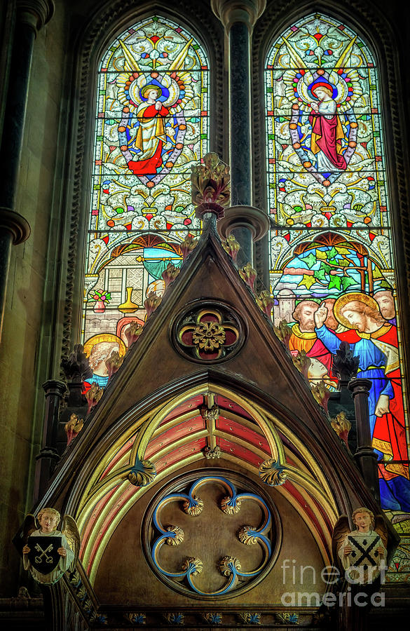 Stained Glass Window #1 Photograph by Adrian Evans