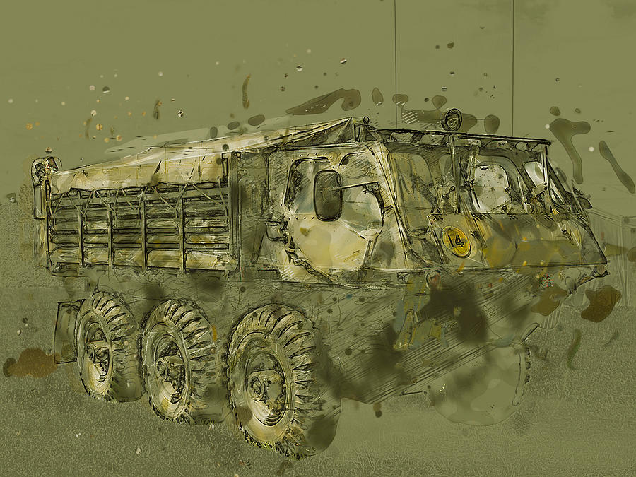 Stalwart Transport Vehicle Digital Art by Roy Pedersen