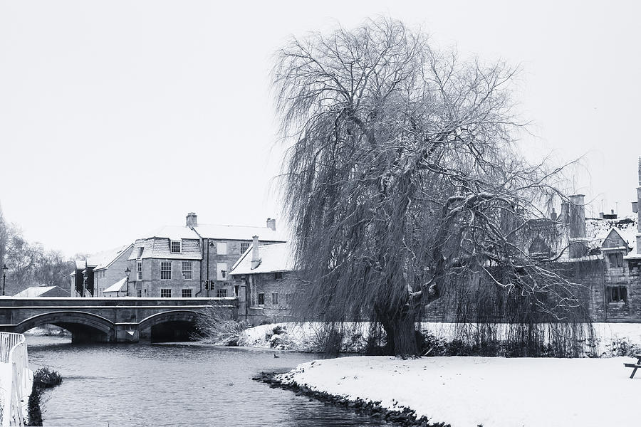 Stamford in the Snow #1 Photograph by Ray Devlin