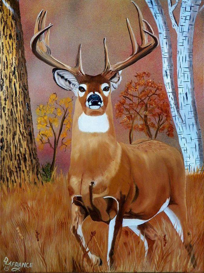Standing Buck Painting