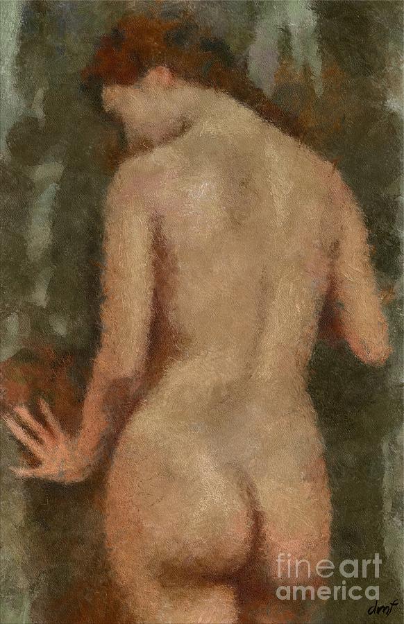 Standing Nude #2 Painting by Dragica Micki Fortuna