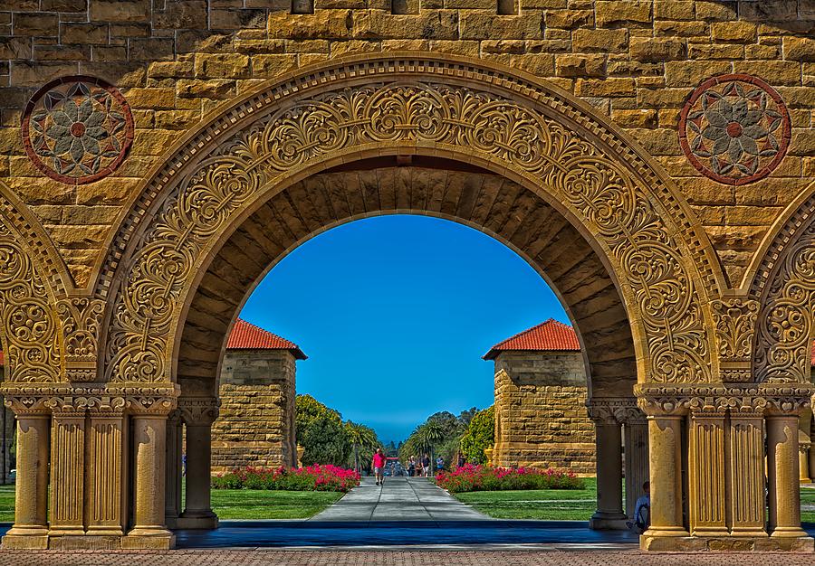 Stanford University Photograph - Stanford Main Quad #1 by Mountain Dreams