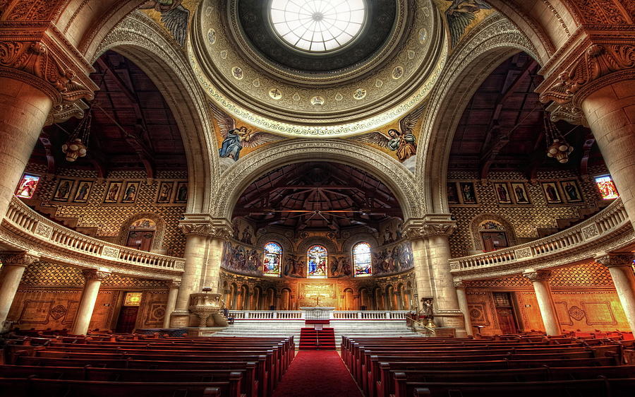 Architecture Photograph - Stanford Memorial Church #1 by Jackie Russo
