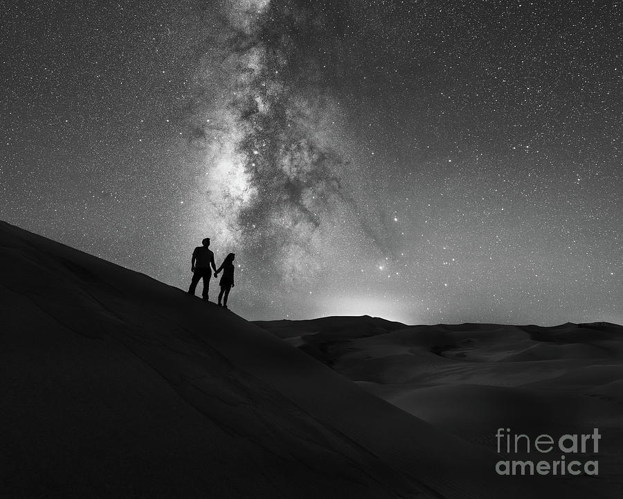 Star Crossed Lovers At Night #1 Photograph by Michael Ver Sprill