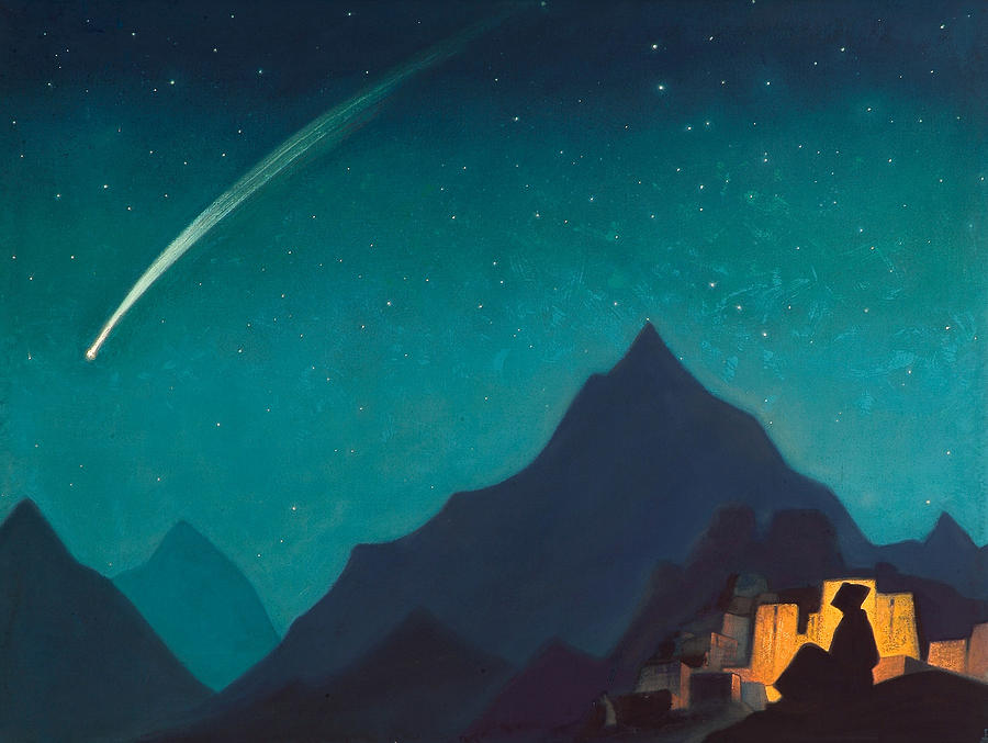 Star of the Hero #1 Painting by Nicholas Roerich