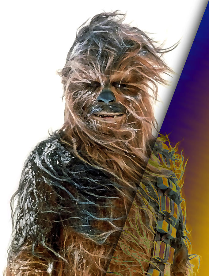 Star Wars Mixed Media - Star Wars Chewbacca Collection #1 by Marvin Blaine