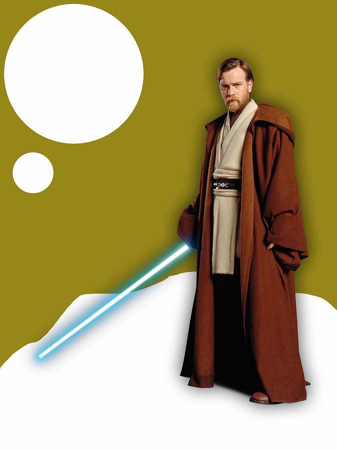 Star Wars Obi Wan Kenobi Collection #1 Mixed Media by Marvin Blaine