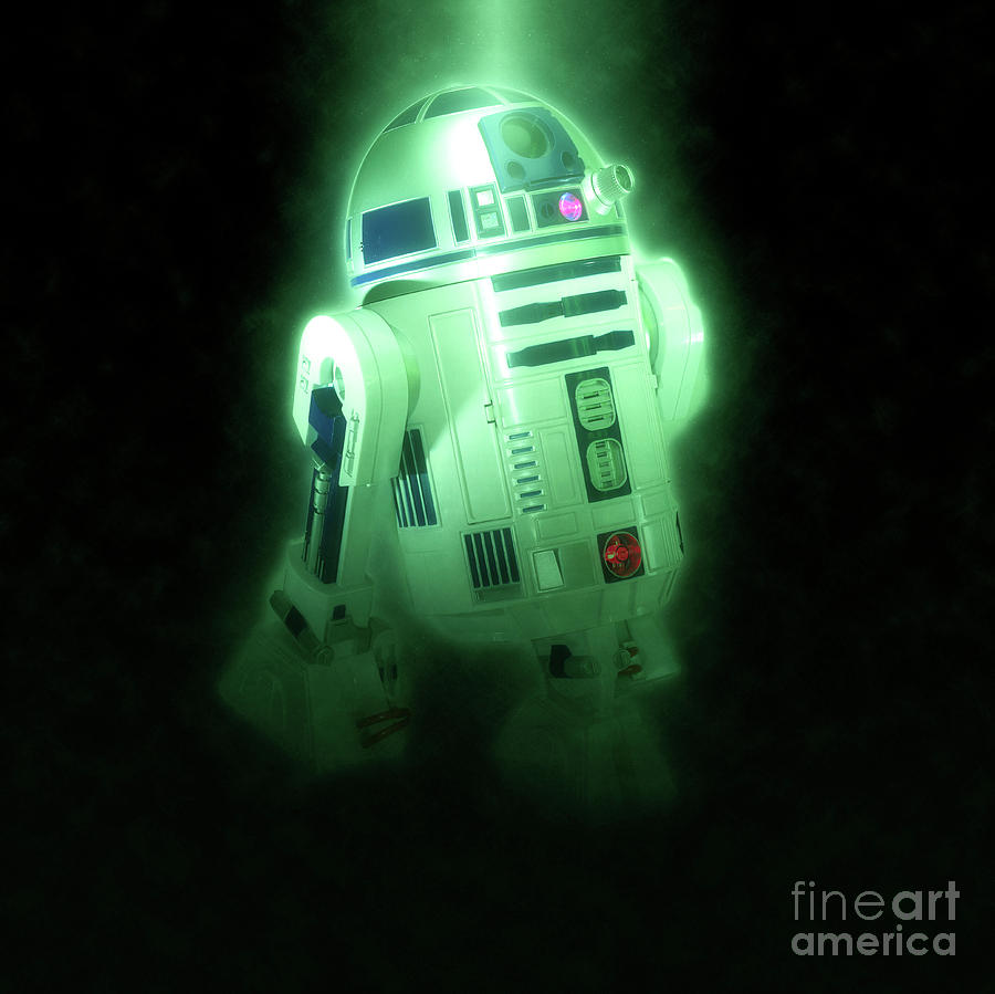 Star Wars Photograph - Star Wars R2D2 Robot  #1 by Humorous Quotes
