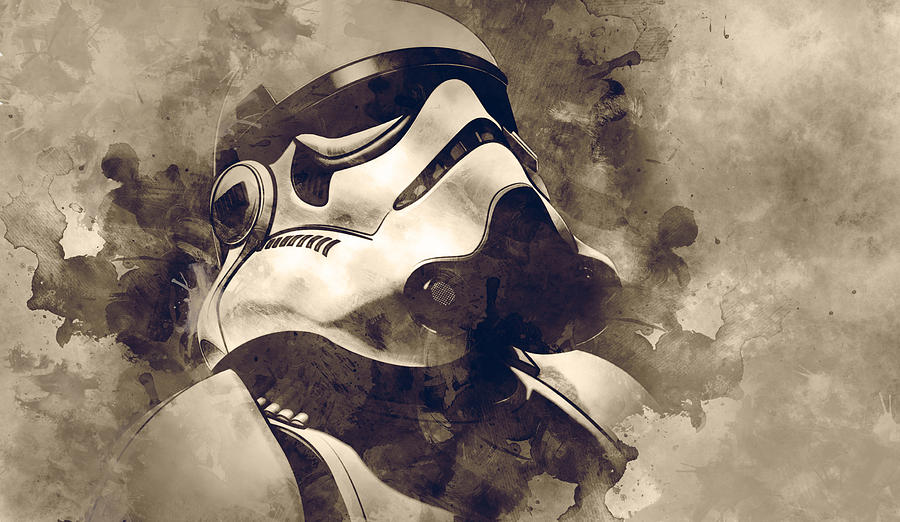Star Wars Digital Art - Star Wars.stormtrooper. by Elena Kosvincheva Star Wars Digital Art - Star Wars.stormtrooper. by Elena Kosvincheva