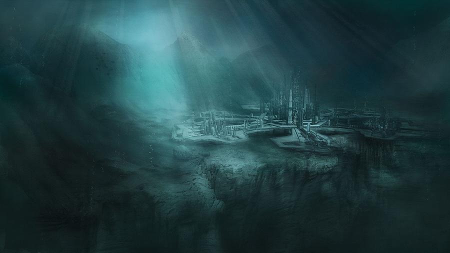 Space Digital Art - Stargate Atlantis #1 by Super Lovely