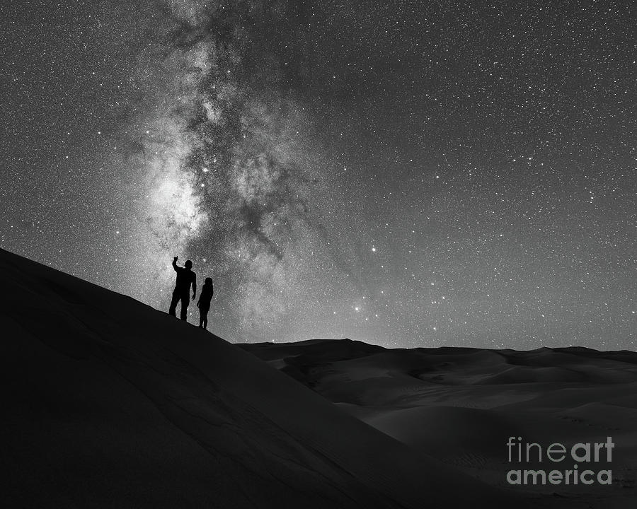 Stargazers Under The Night Sky #1 Photograph by Michael Ver Sprill