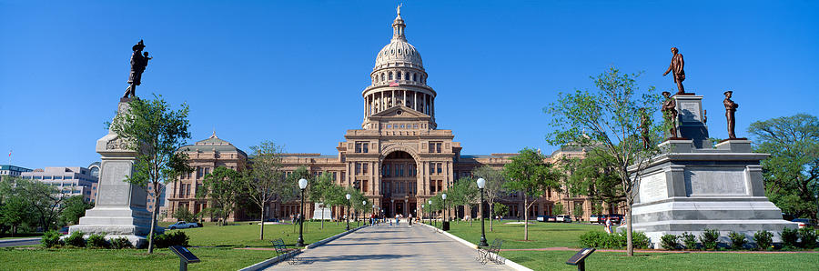 Architecture Photograph - State Capitol, Austin, Texas #1 by Panoramic Images