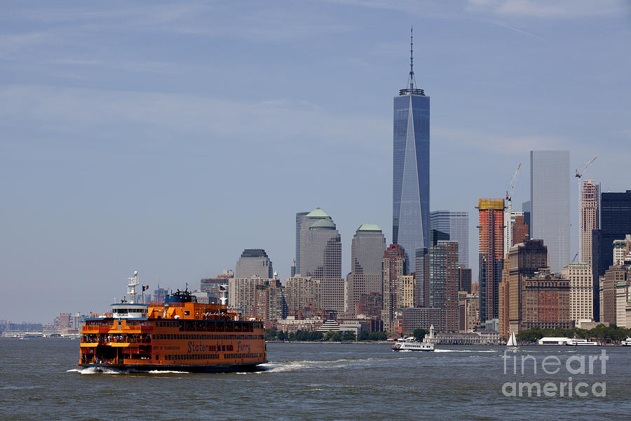 Staten Island Ferry - New York City, Lower Manhattan #1 Photograph by Anthony Totah
