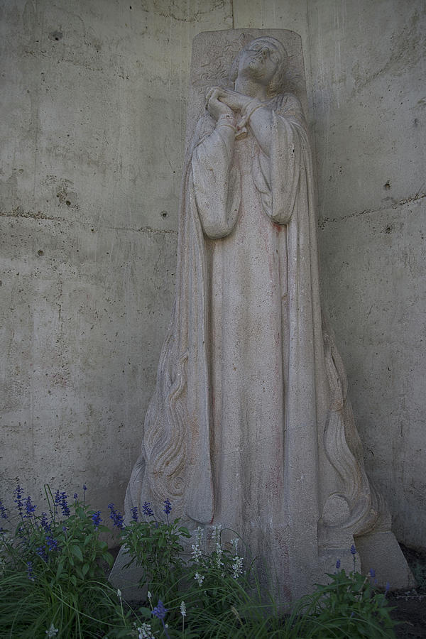 Statue of Joan of Arc in Rouen France #1 Digital Art by Carol Ailles