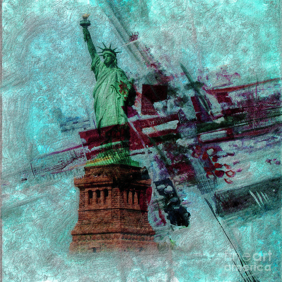 Statue of Liberty 02 #1 Painting by Gull G