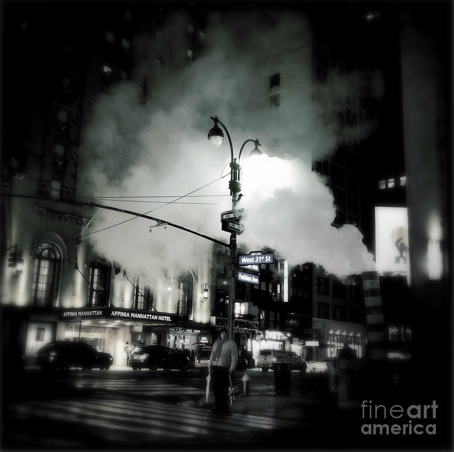 New York City Photograph - Steam and the City #1 by Miriam Danar