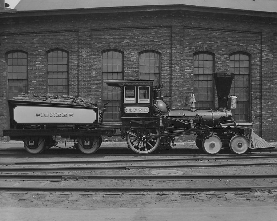 Steam Engine Dressed Up for Railroad Fair - 1949 #1 Photograph by Chicago and North Western Historical Society