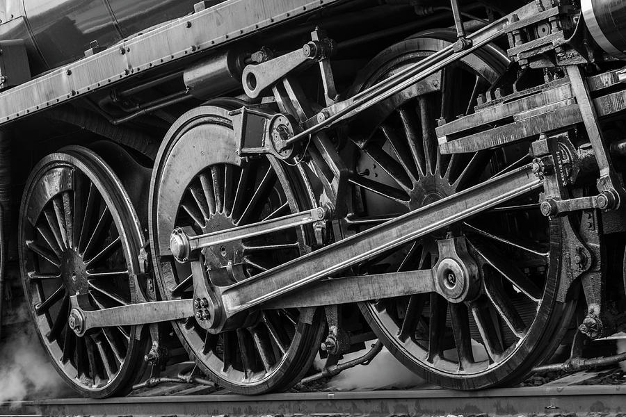 Steam Power BW Photograph by Rick Deacon