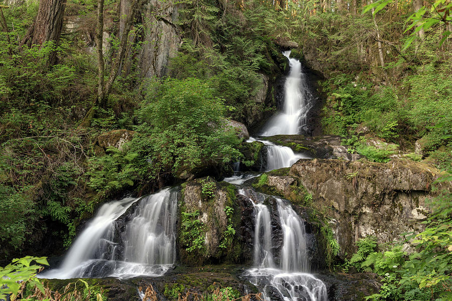 Landscape Photograph - Steelhead Falls on Steelhead Creek #1 by Michael Russell