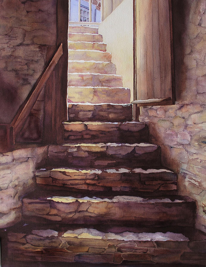 Stepping Out #1 Painting by Judy Mercer