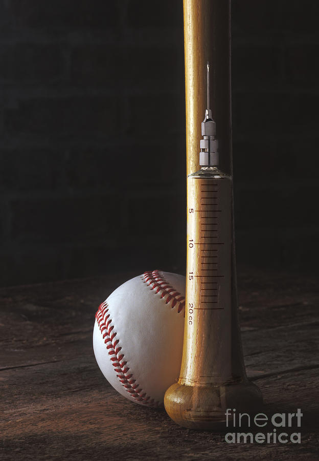 Ball Photograph - Steroids In Baseball #1 by George Mattei