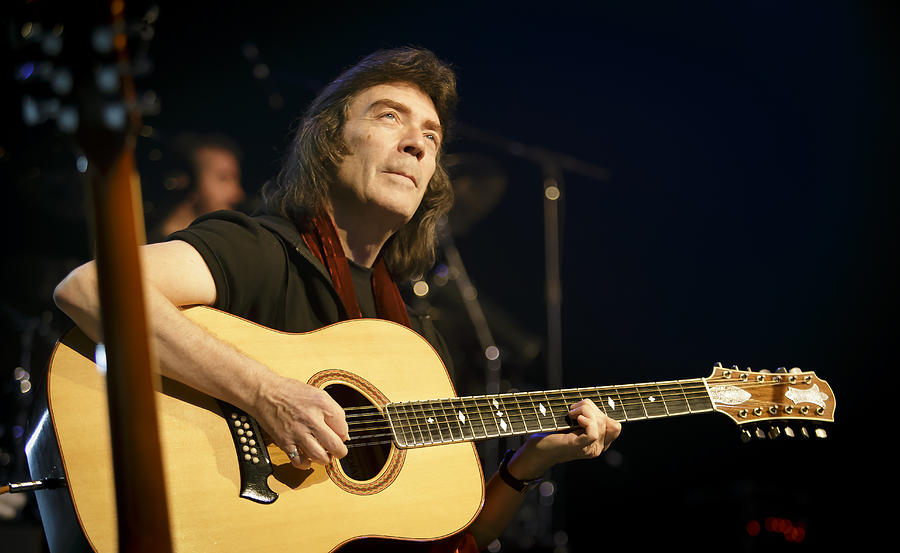 Rock And Roll Photograph - Steve Hackett 2014 #1 by Chuck Spang