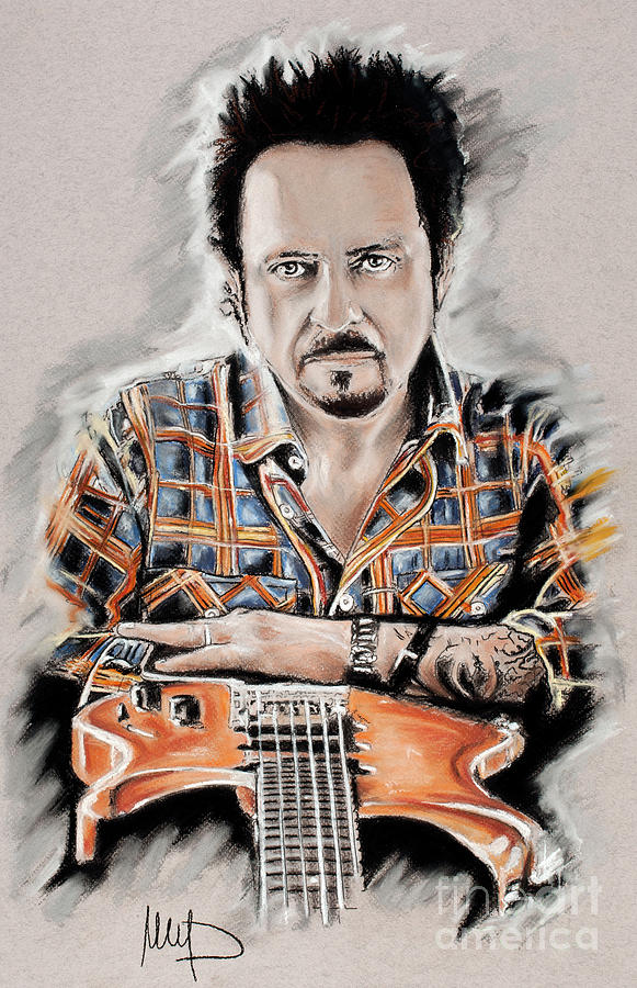 Toto Painting - Steve Lukather #1 by Melanie D