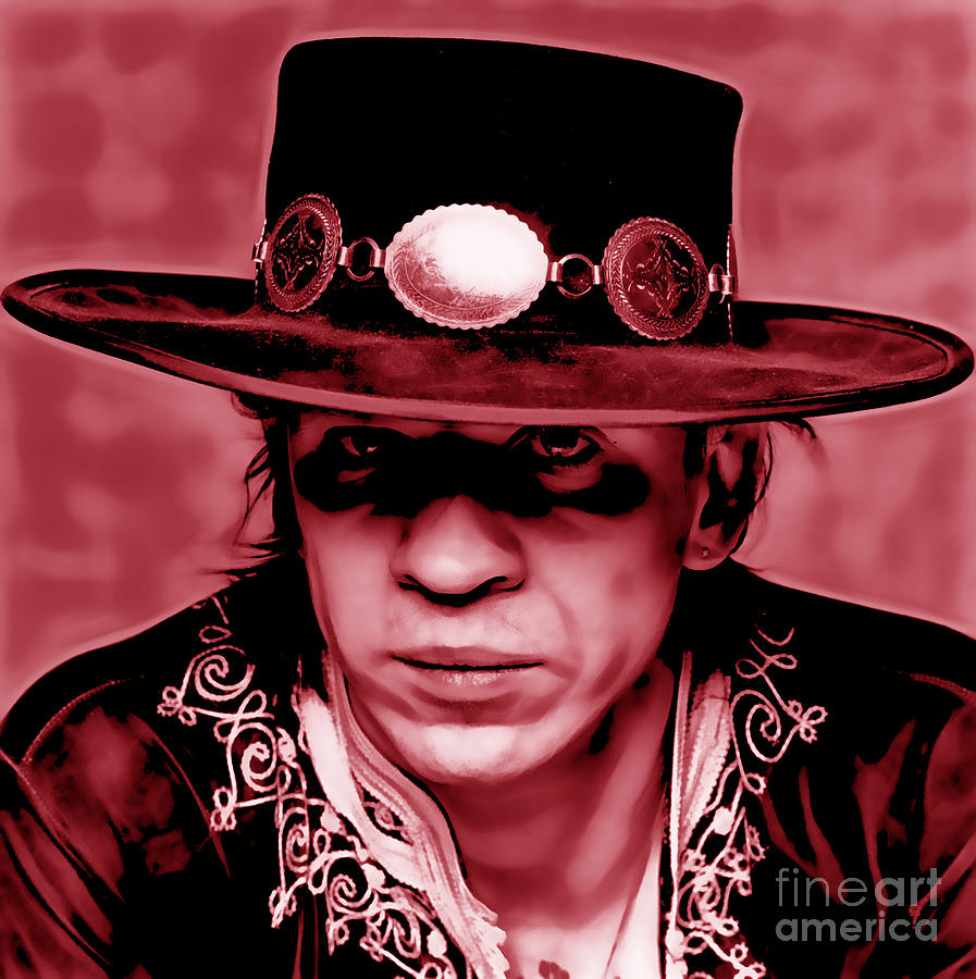 Stevie Ray Vaughan Collection #24 Mixed Media by Marvin Blaine