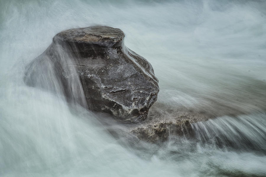 Stickney Brook Rock Photograph by Tom Singleton