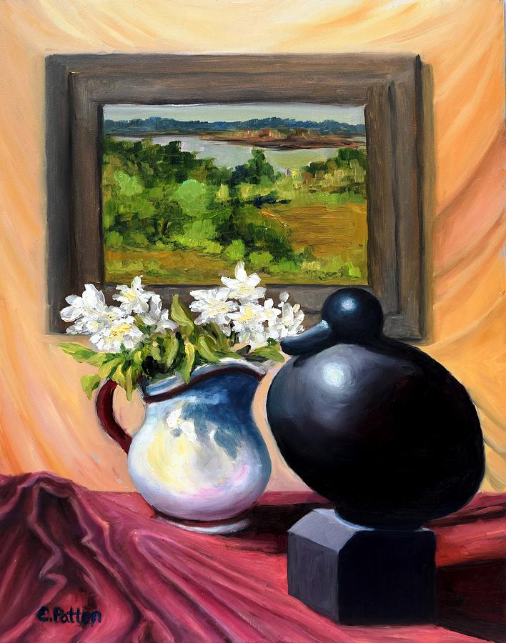Still Life With Recchia Duck Painting by Eileen Patten Oliver