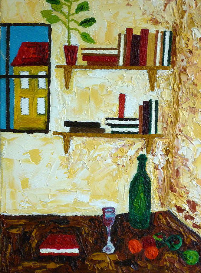 Still Life With Green Bottle by Peter Silkov Still Life With Green Bottle by Peter Silkov