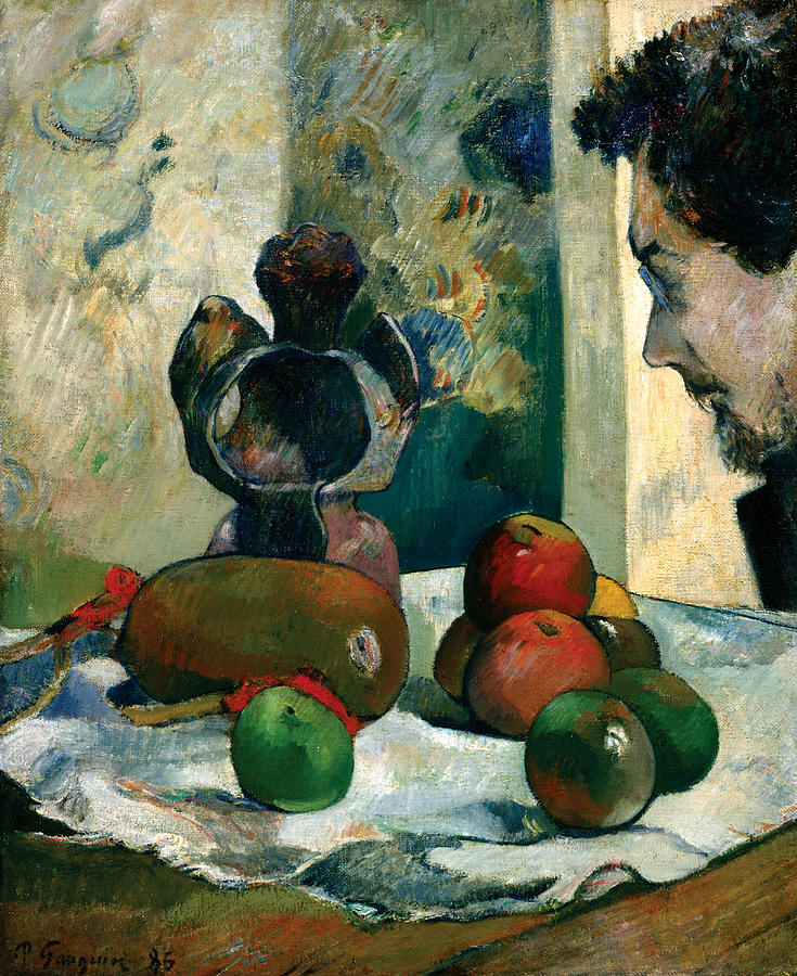 Paul Gauguin Painting - Still Life with Profile of Laval #1 by Paul Gauguin