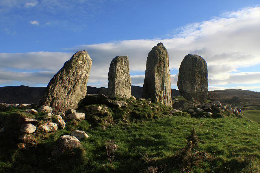 Eightercua Stone Alignment, County Kerry, Ireland #1 Photograph by Aidan Moran
