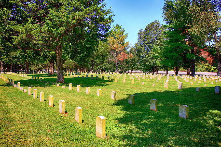 Stones River National Battlefield cemetery, Murfreesboro, TN, USA #1 Photograph by Chris Smith