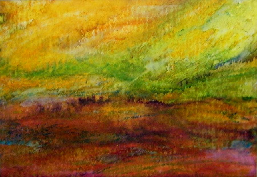 Storm at Sunrise Painting by Judith Redman