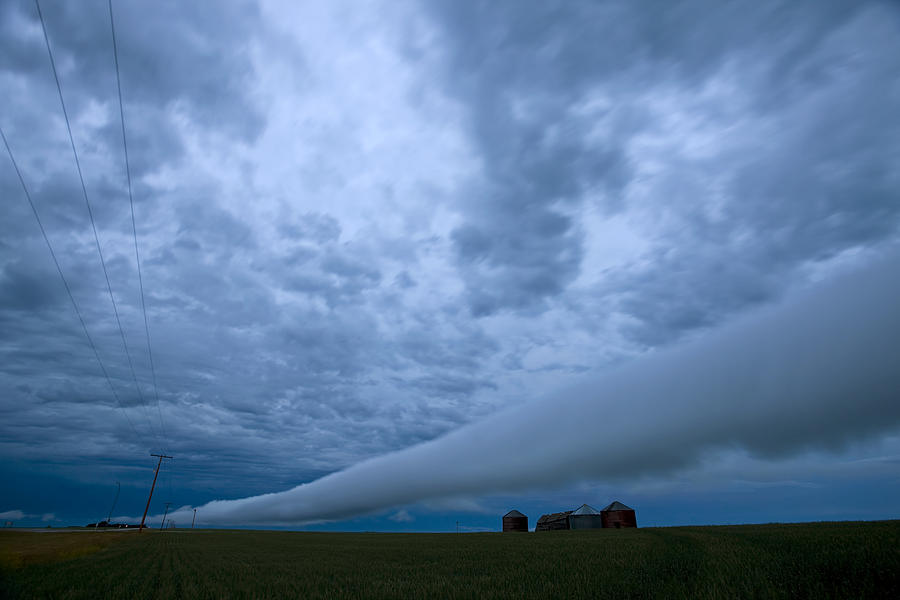 Storm Clouds near Gravelbourg Saskatchewan #1 Digital Art by Mark Duffy