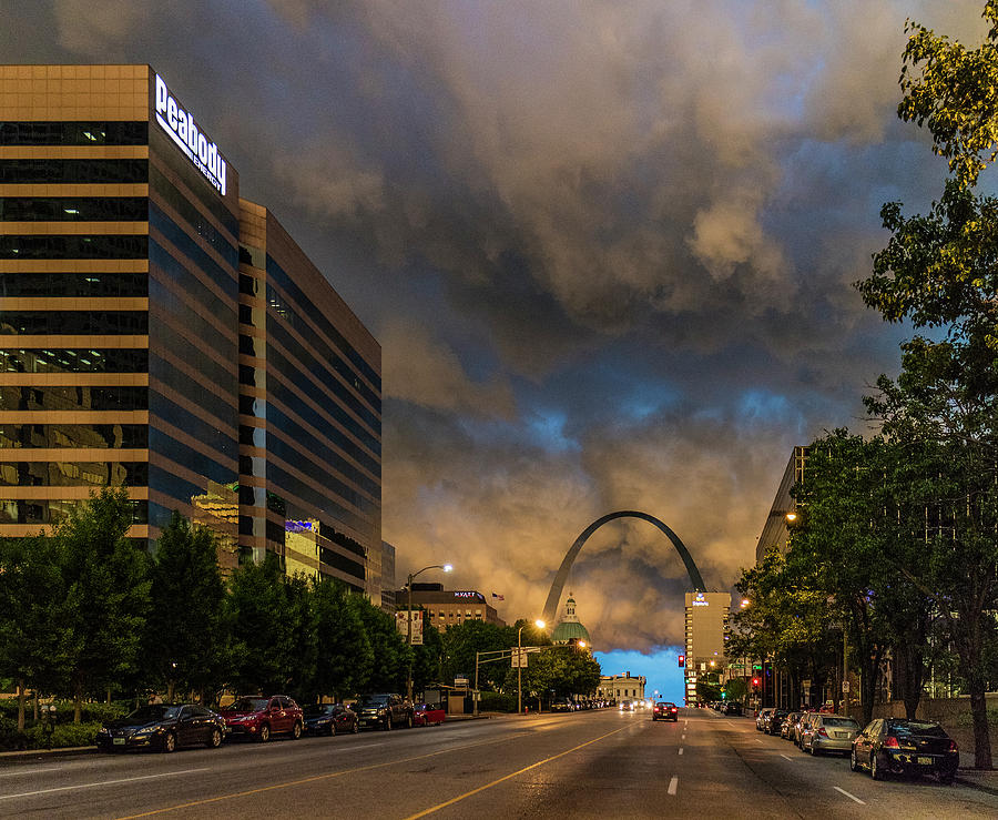Storm  Clouds over St Louis #1 Photograph by Garry McMichael