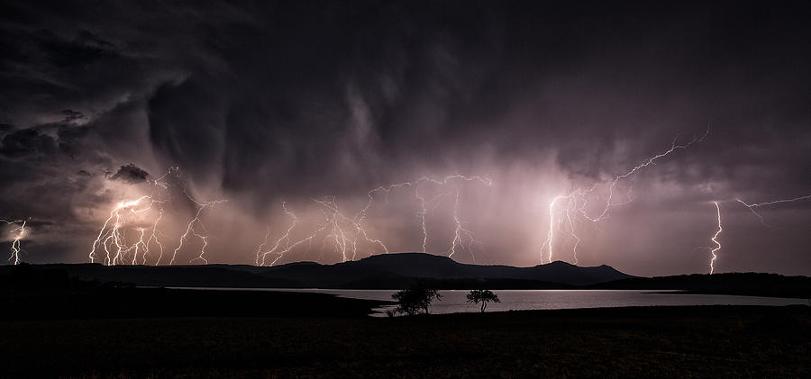 Space Photograph - African Storm by Tim Booth