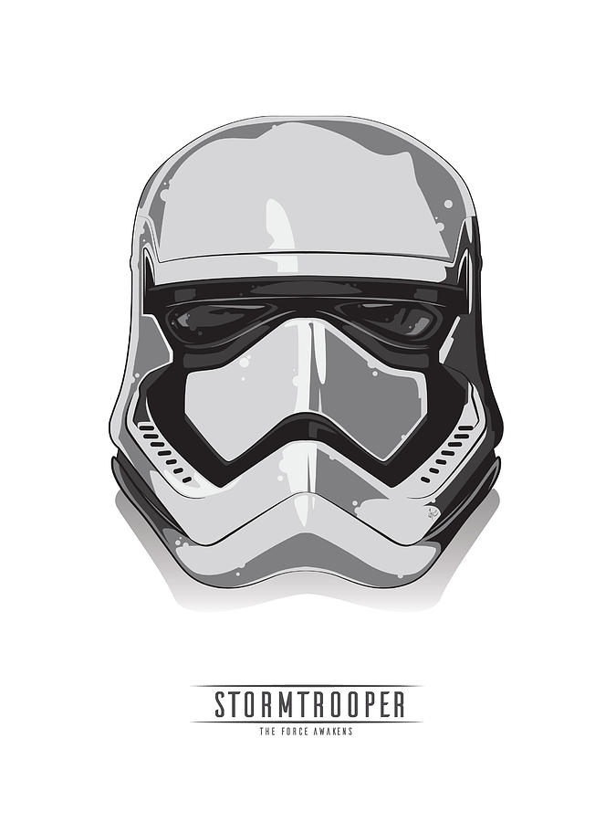 Star Wars Digital Art - Stormtrooper #1 by Kc Cowan